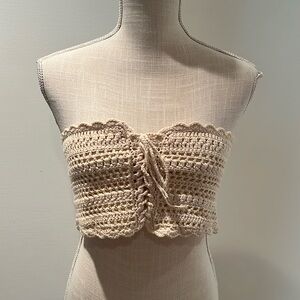 Urban Outfitters crocheted bandeau top